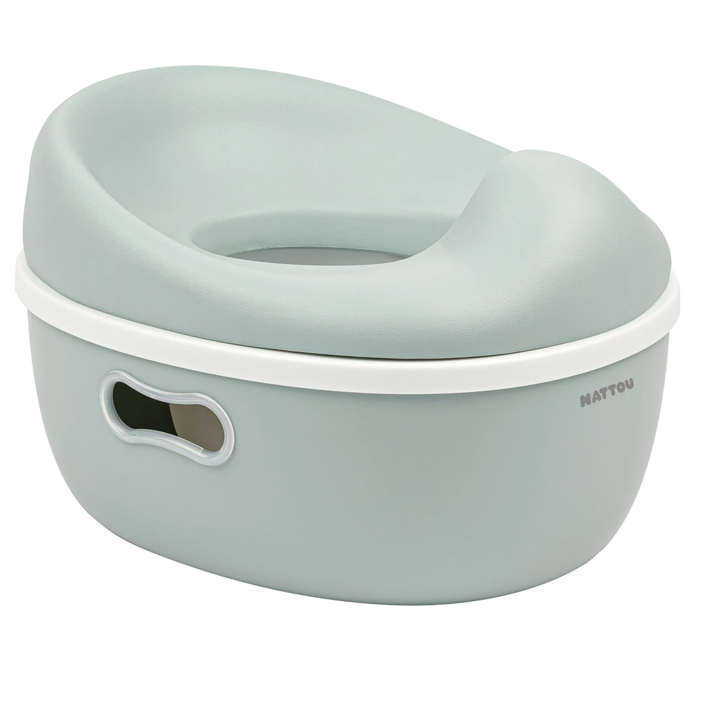 NATTOU Nočník učiaci 3v1 Potty Sage green