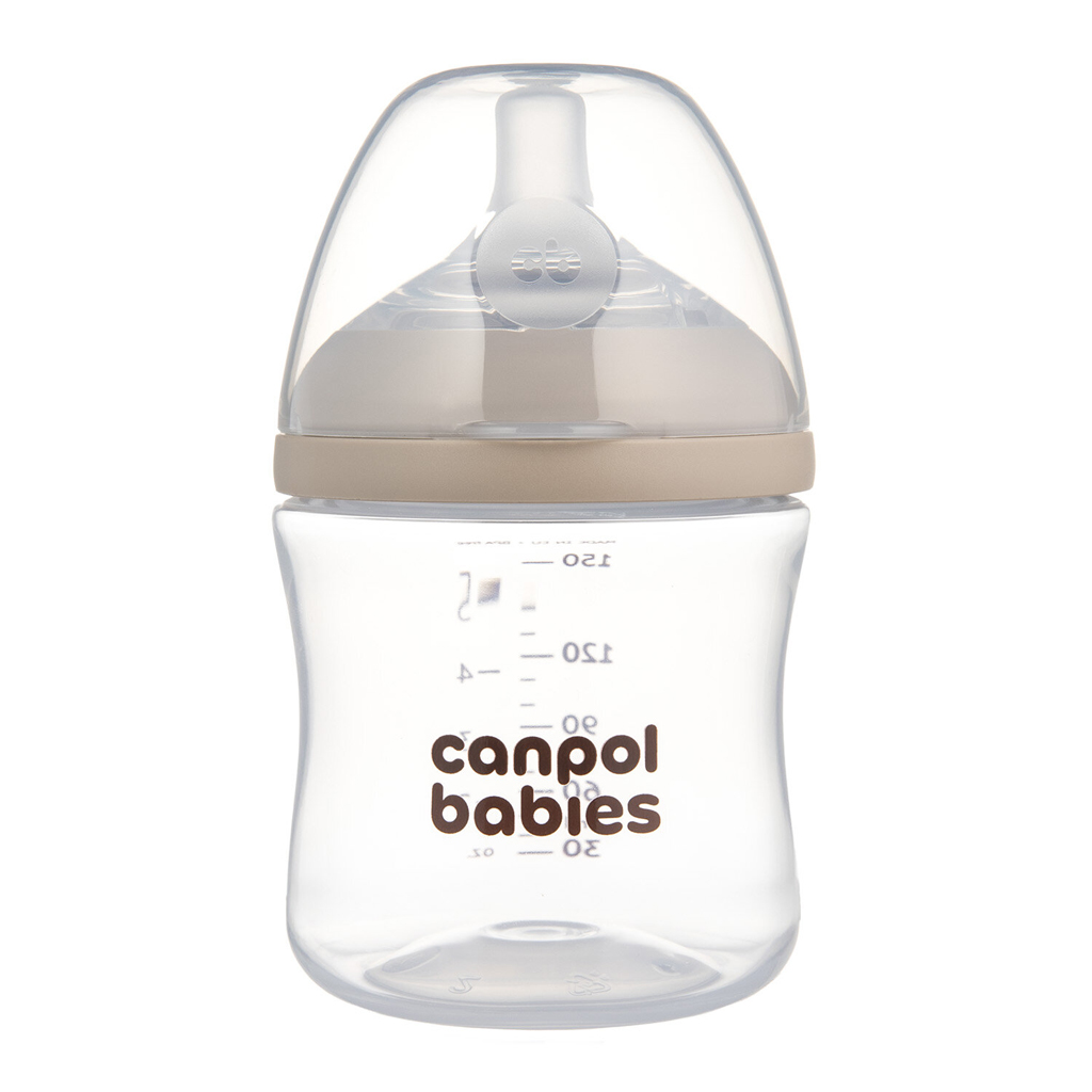 CANPOL BABIES Fľaša antikoliková Natural shape 150ml