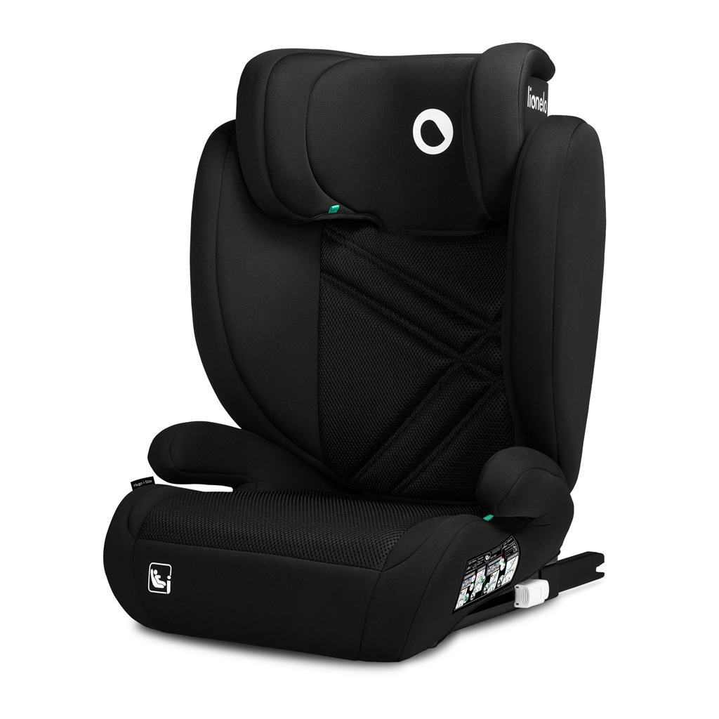 LIONELO Autosedačka Hugo i-Size (100-150 cm) Black Carbon