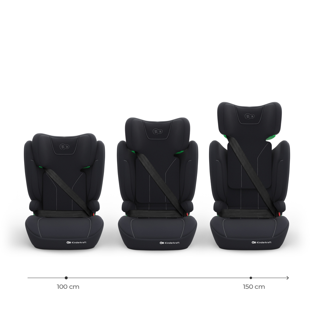 KINDERKRAFT Autosedačka i-Spark 2 Plus i-Size (100-150 cm) Black