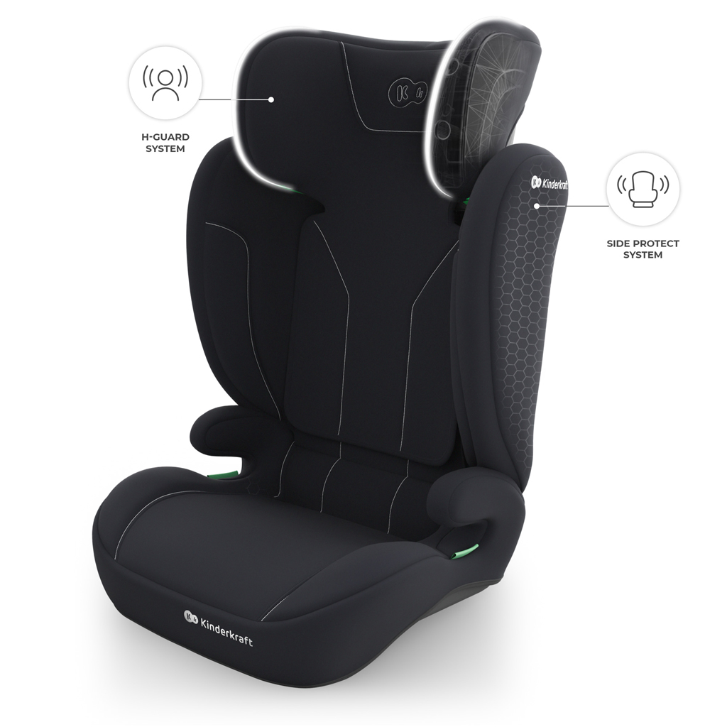KINDERKRAFT Autosedačka i-Spark 2 Plus i-Size (100-150 cm) Black