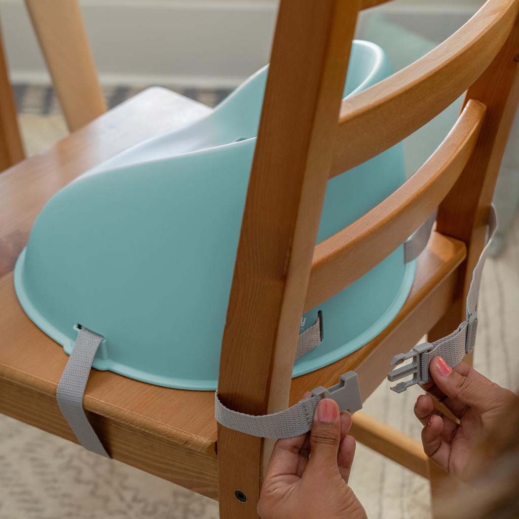 INGENUITY Jedálenská stolička na stoličku My Spot™ Teal 6m+, do 15kg