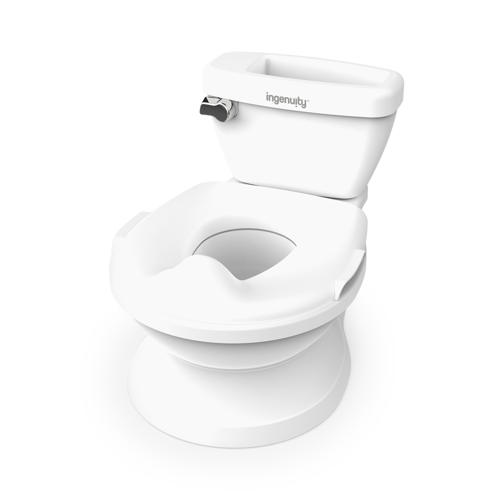 INGENUITY Nočník/toaleta detská so zvukom My Size™ biela