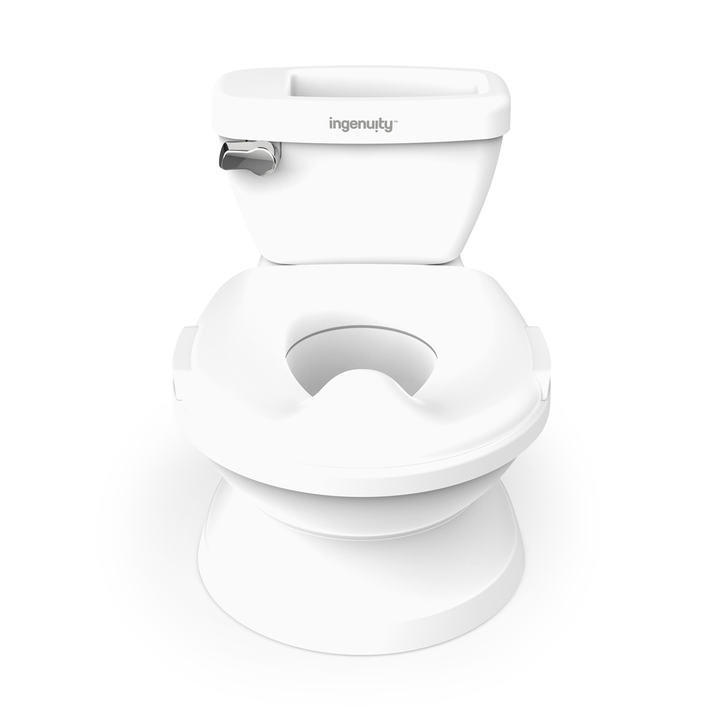 INGENUITY Nočník/toaleta detská so zvukom My Size™ biela