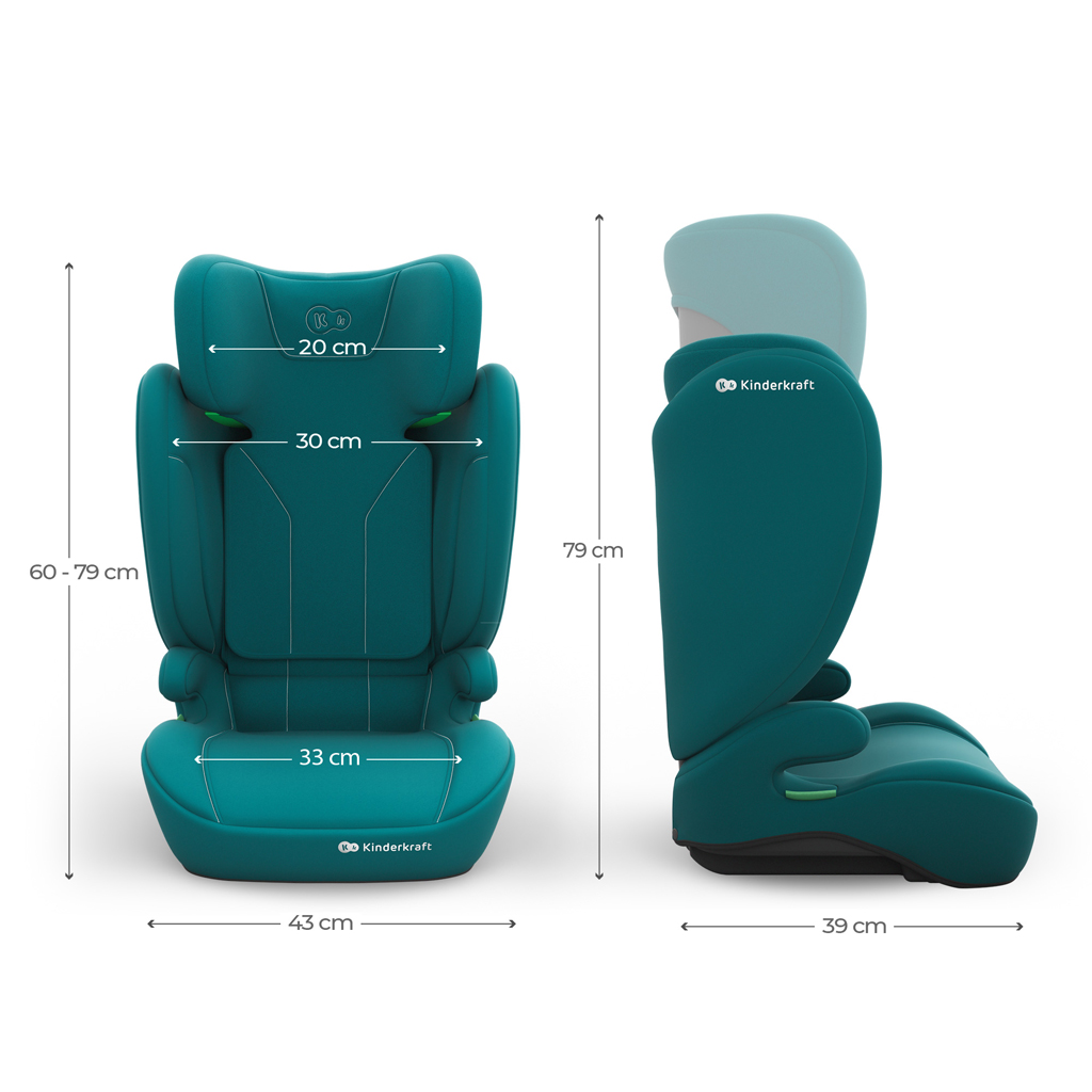 KINDERKRAFT Autosedačka i-Spark 2 Plus i-Size (100-150 cm) Green
