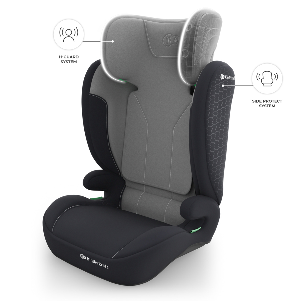 KINDERKRAFT Autosedačka i-Spark 2 Plus i-Size (100-150 cm) Grey