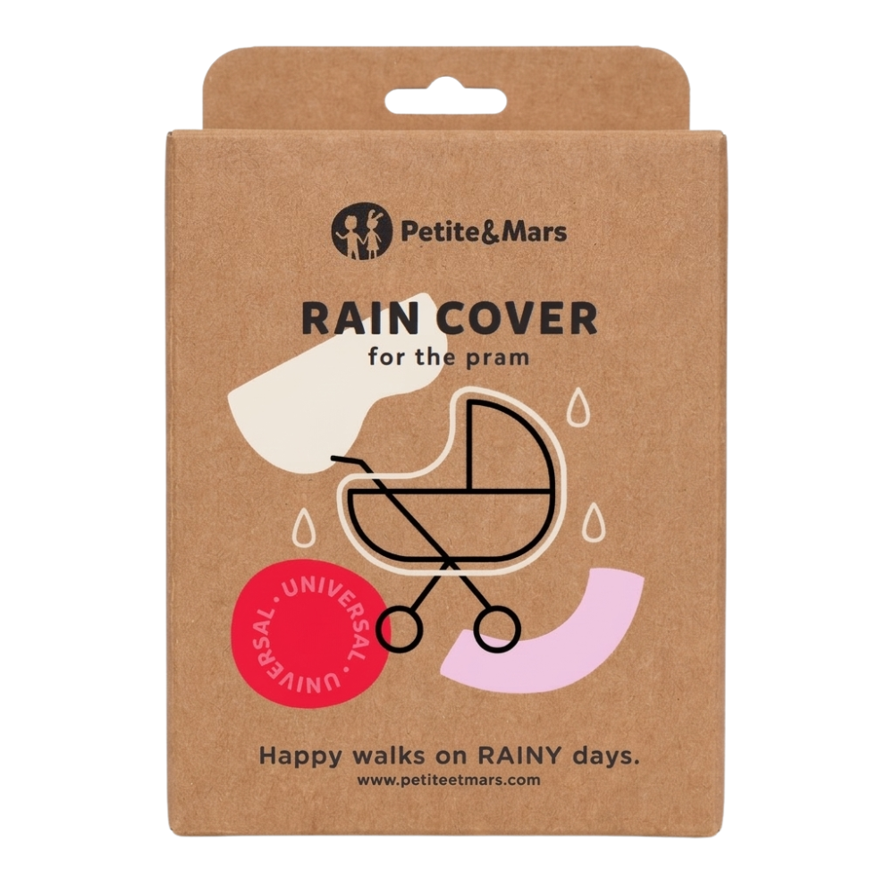 PETITE&amp;MARS Rainy Pram pláštenka na hlboký kočík