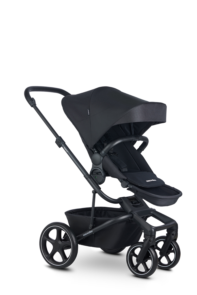 EASYWALKER SET Kočík 4v1 Harvey⁵ 2v1 Midnight Black LITE RWS +CYBEX Aton B2 i-Size,základňa
