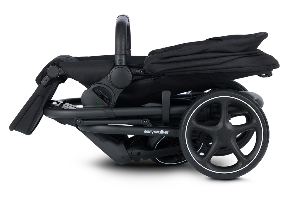 EASYWALKER SET Kočík 4v1 Harvey⁵ 2v1 Midnight Black LITE RWS +CYBEX Aton B2 i-Size,základňa