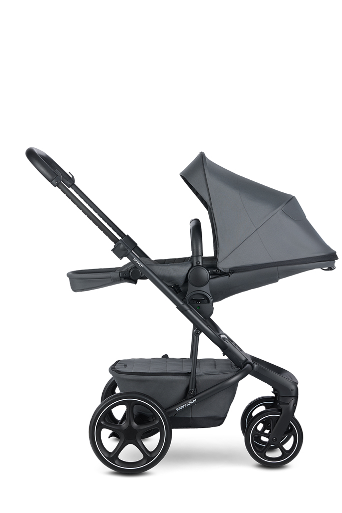 EASYWALKER SET Kočík 4v1 Harvey⁵ Premium 2v1 Mineral Grey LITE RWS + CYBEX Aton B2 i-Size + základňa