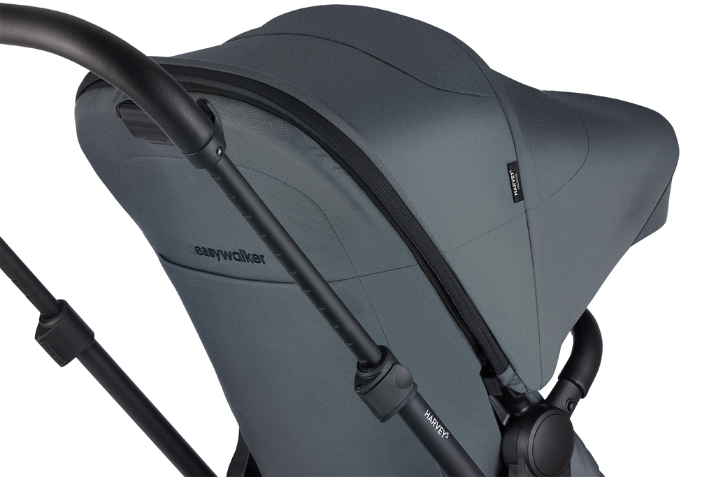 EASYWALKER SET Kočík 4v1 Harvey⁵ Premium 2v1 Mineral Grey LITE RWS + CYBEX Aton B2 i-Size + základňa