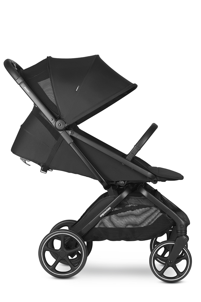 EASYWALKER SET Kočík kombinovaný 4v1 Rockey L Pure Black + CYBEX Aton B2 i-Size + základňa