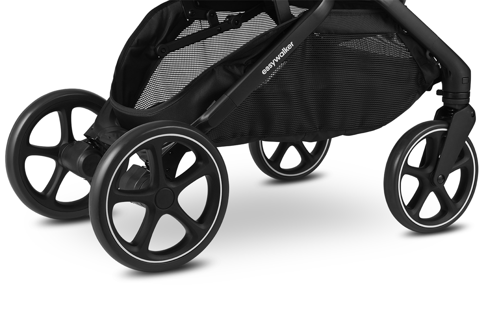 EASYWALKER SET Kočík kombinovaný 4v1 Rockey L Pure Black + CYBEX Aton B2 i-Size + základňa