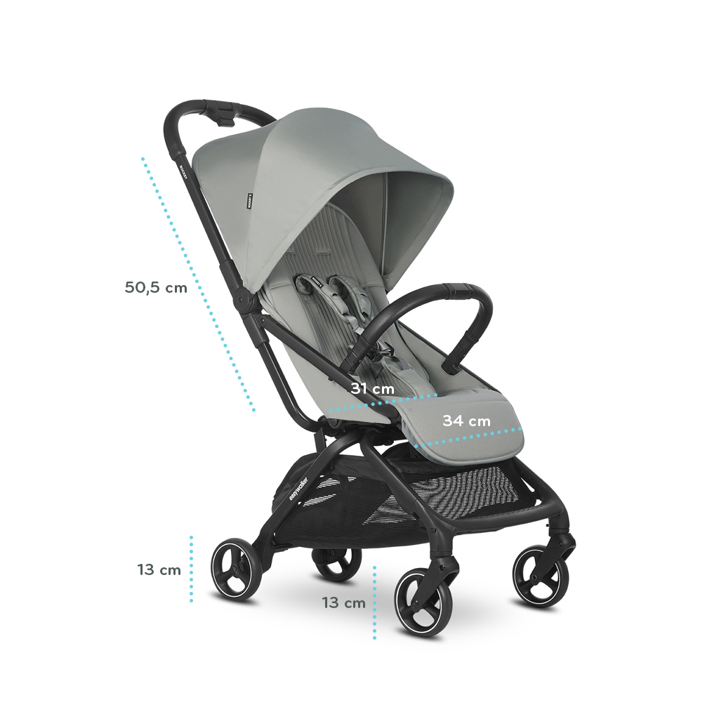 EASYWALKER SET Kočík kombinovaný 4v1 Rockey S Fresh Green + CYBEX Aton B2 i-Size + základňa
