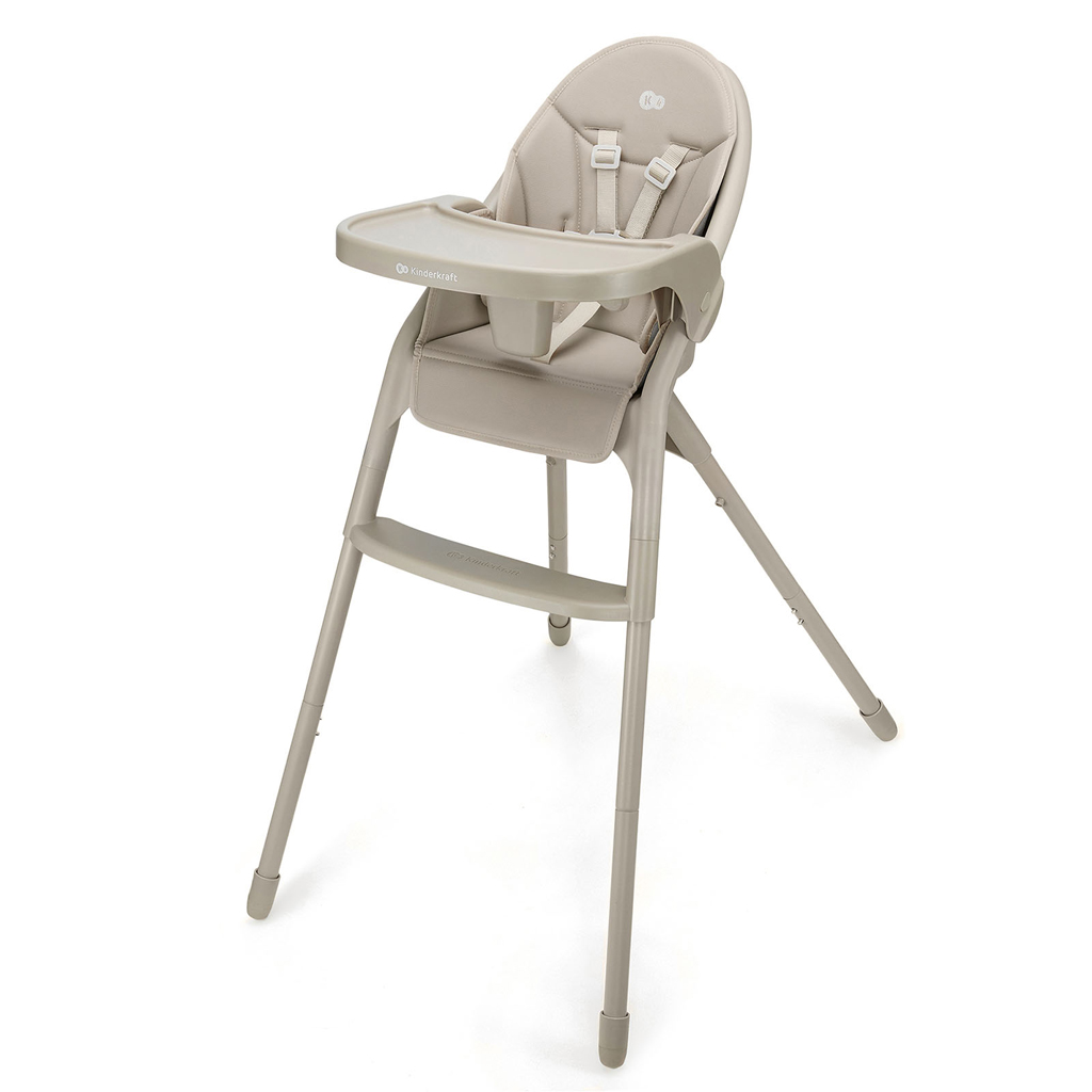 KINDERKRAFT Stolička jedálenská Dinnly 2v1 Beige