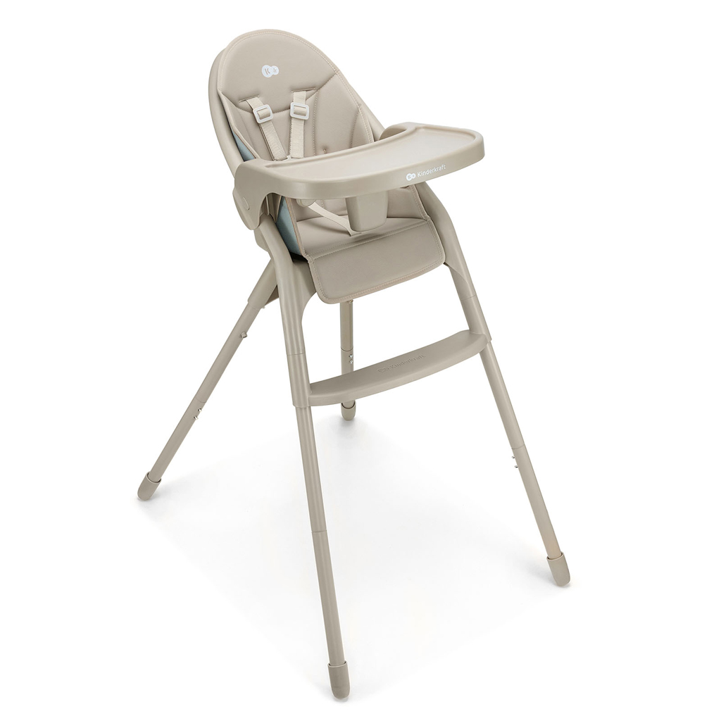KINDERKRAFT Stolička jedálenská Dinnly 2v1 Beige