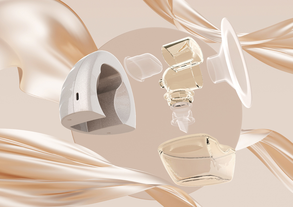 NENO Odsávačka mlieka Perla Duo bezdrôtová hands-free 3-fázová + CHICCO Vložky do podprsenky 30ks