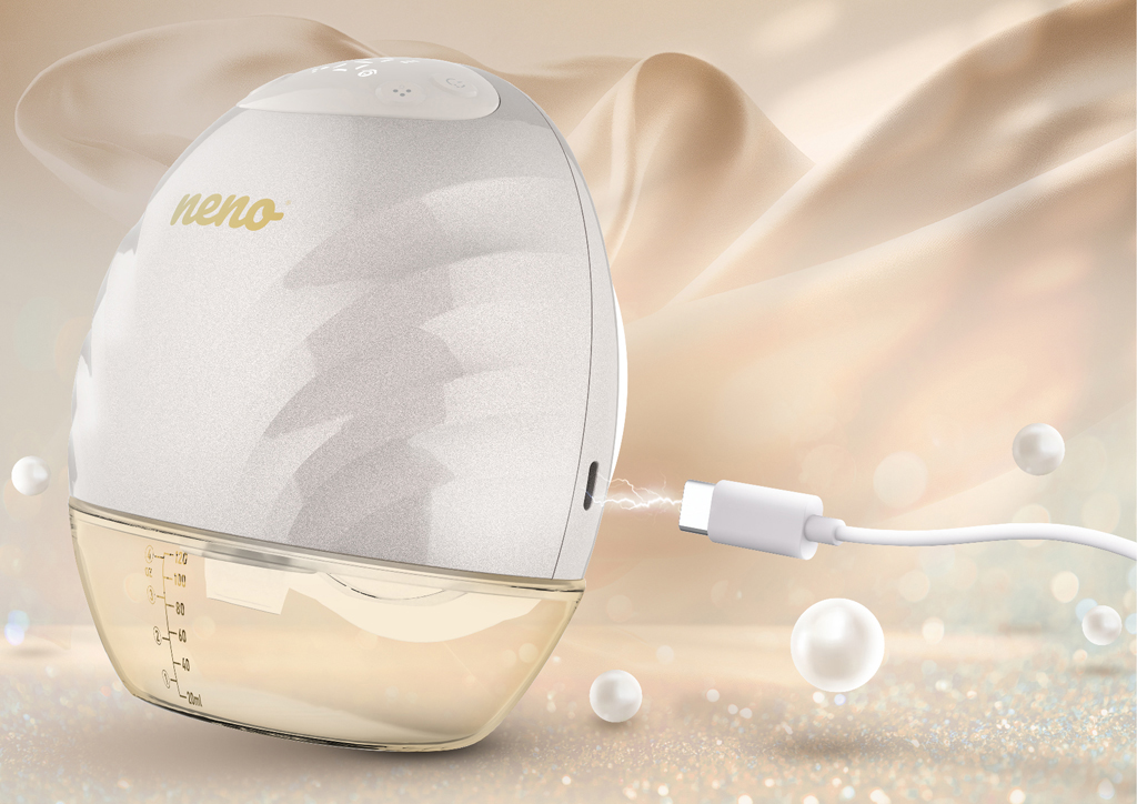 NENO Odsávačka mlieka Perla Duo bezdrôtová hands-free 3-fázová + CHICCO Vložky do podprsenky 30ks