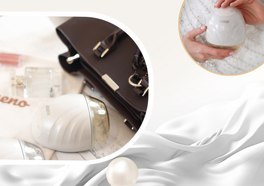 NENO Odsávačka mlieka Perla Duo bezdrôtová hands-free 3-fázová + CHICCO Vložky do podprsenky 30ks
