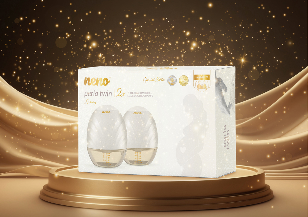 NENO Odsávačka mlieka Perla Duo bezdrôtová hands-free 3-fázová + CHICCO Vložky do podprsenky 30ks