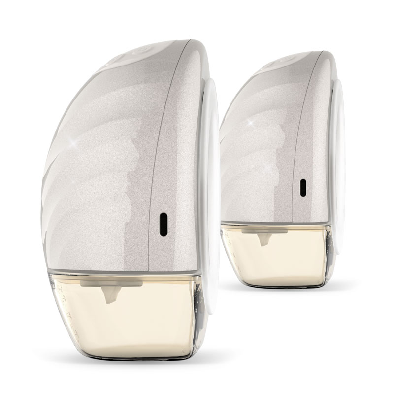 NENO Odsávačka mlieka Perla Duo bezdrôtová hands-free mušľová 3-fázová, 9 úrovní odsávania, USB-C