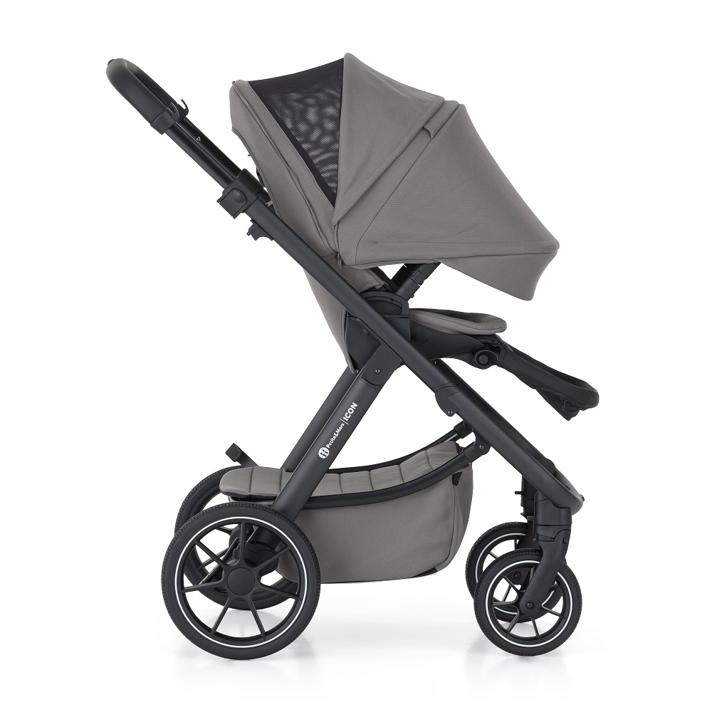 PETITE&amp;MARS SET Kočík 4v1 ICON Dove Grey LITE RWS + CBX By CYBEX Aton B2 i-Size