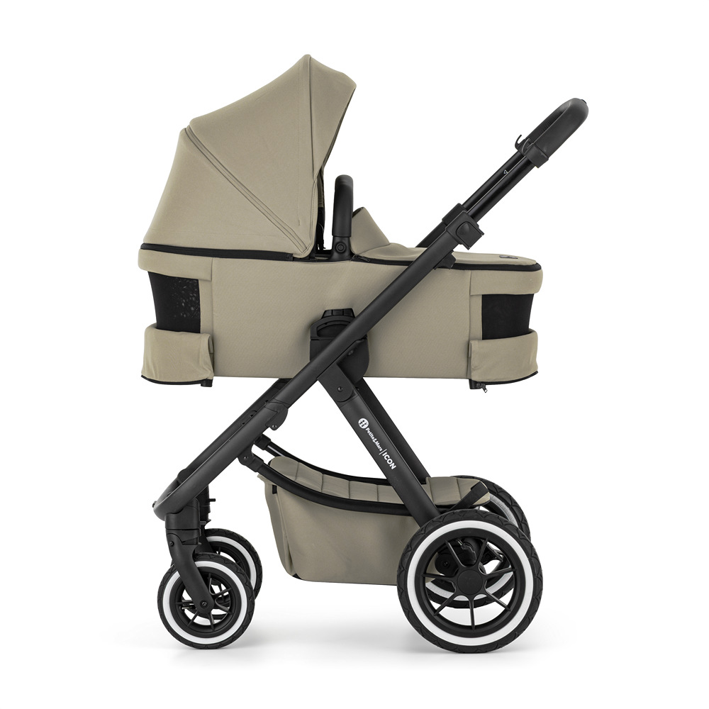 PETITE&amp;MARS SET Kočík 4v1 ICON Mossy Green LITE AIR + CBX By CYBEX Aton B2 i-Size