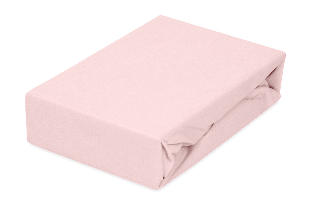 BABYMATEX Plachta nepromokavá napínacia Jersey 70x140cm ružová