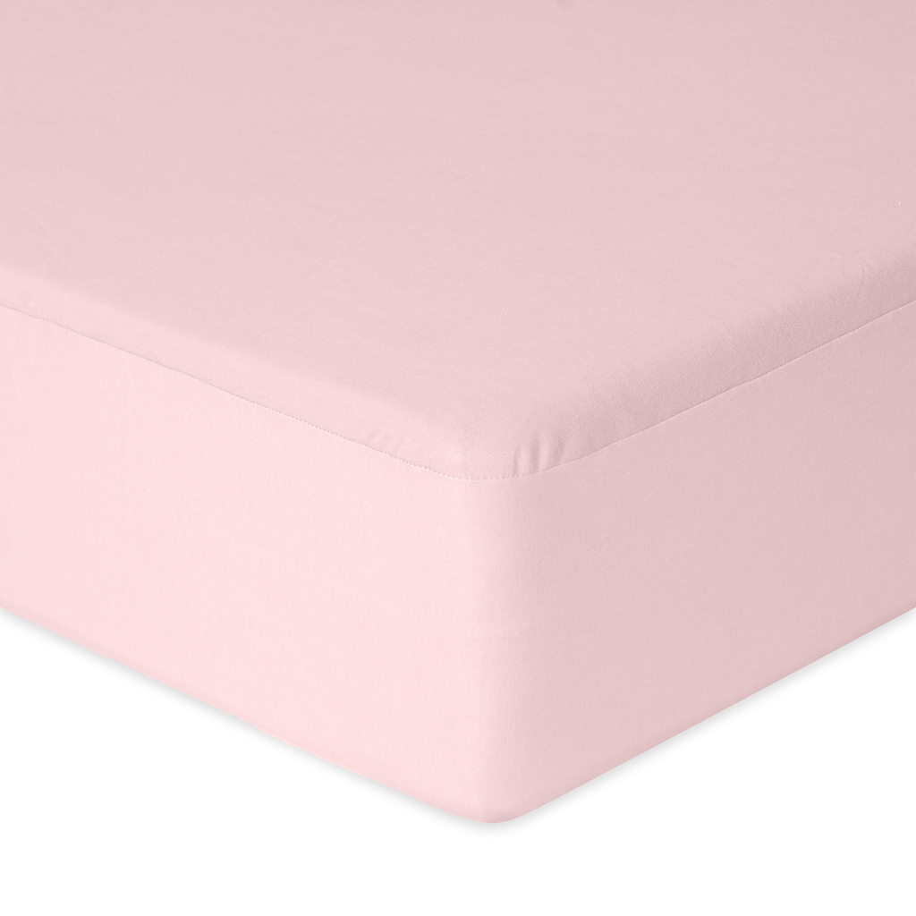 BABYMATEX Plachta nepromokavá napínacia Jersey 70x140cm ružová