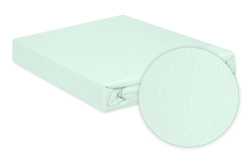 BABYMATEX Plachta nepromokavá napínacia Jersey 70x140cm mätová