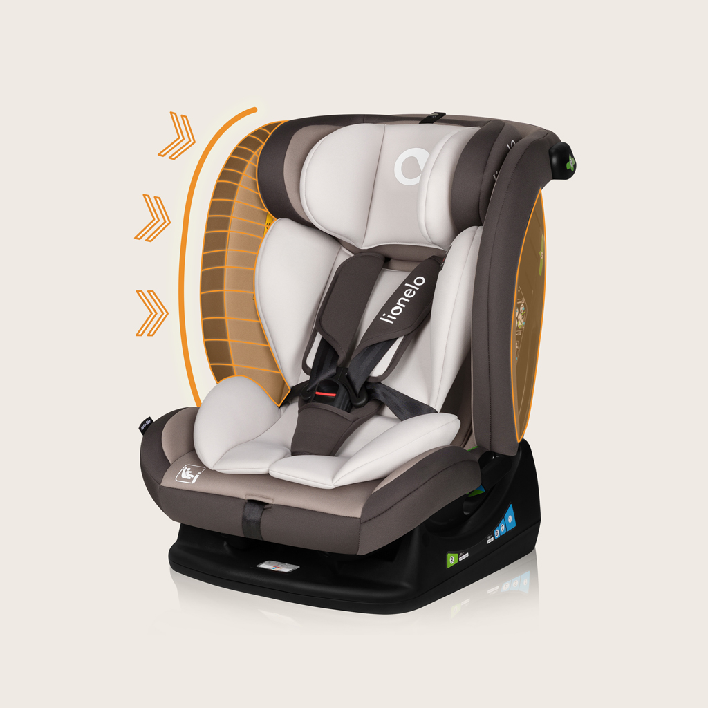 LIONELO Autosedačka Aart i-Size (40-150 cm) Beige Latte