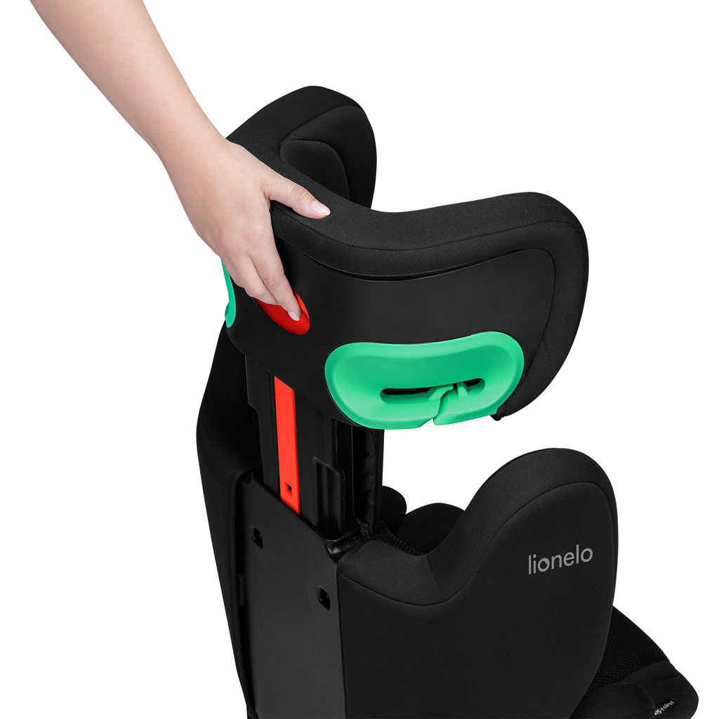 LIONELO Autosedačka Hugo i-Size (100-150 cm) Black Carbon