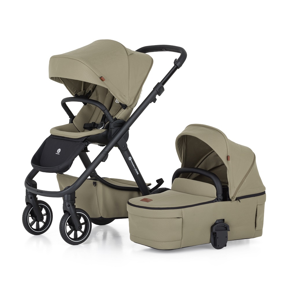 PETITE&amp;MARS Kočík kombinovaný ICON 2v1 Mossy Green XXL RWS