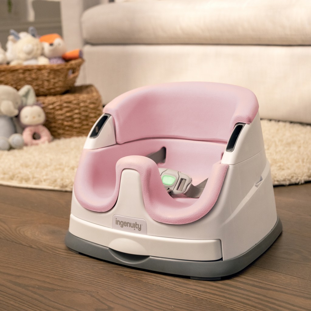 INGENUITY Jedálenská stolička na stoličku 2v1 Baby Base™ Peony 6m+ do 15 kg