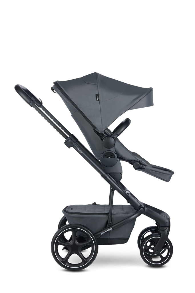 EASYWALKER SET Kočík 4v1 Harvey⁵ Premium Mineral Grey XXL RWS + CYBEX Aton B2 i-Size