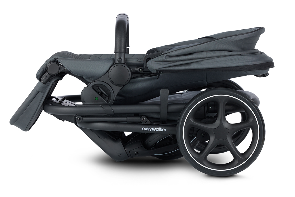 EASYWALKER SET Kočík 4v1 Harvey⁵ Premium Mineral Grey XXL RWS + CYBEX Aton B2 i-Size