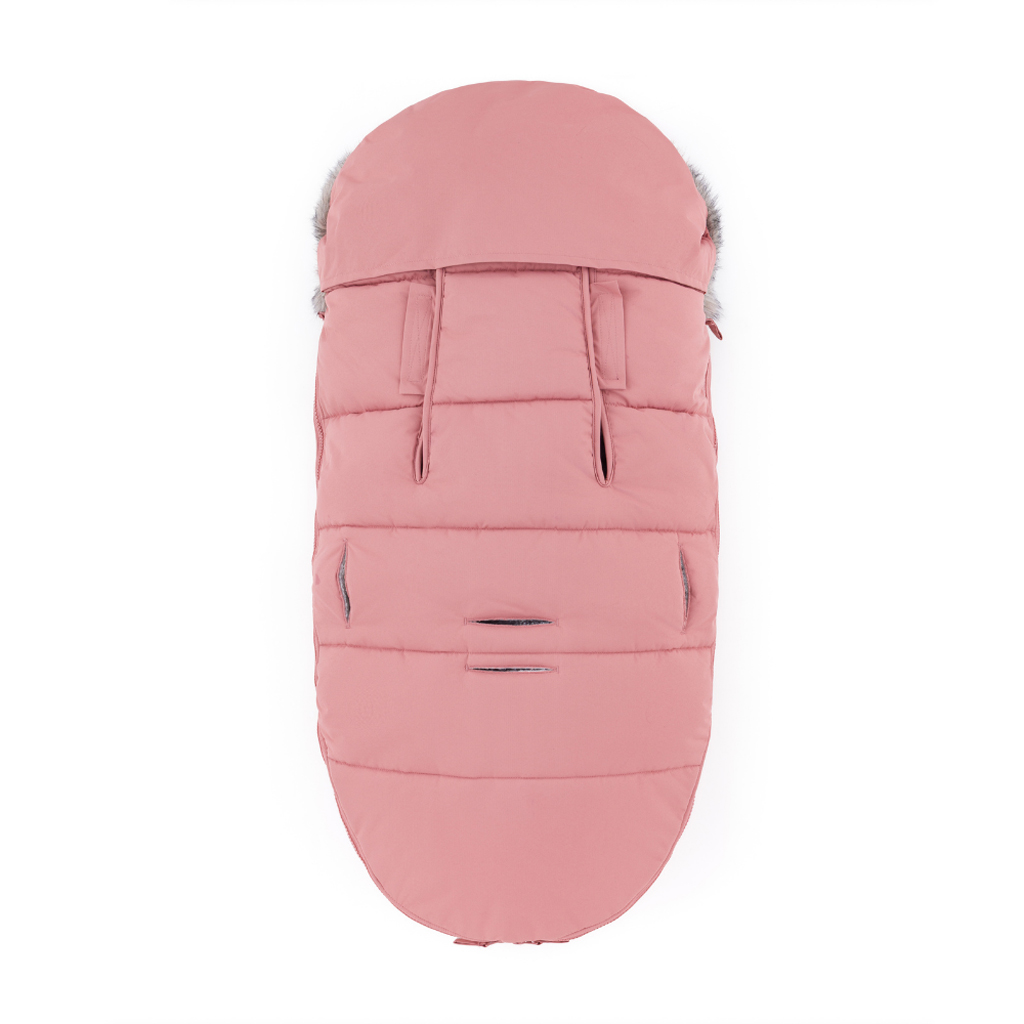 PETITE&amp;MARS Set zimný fusak Comfy 4v1 + rukavice na kočík Fjora Old Rose