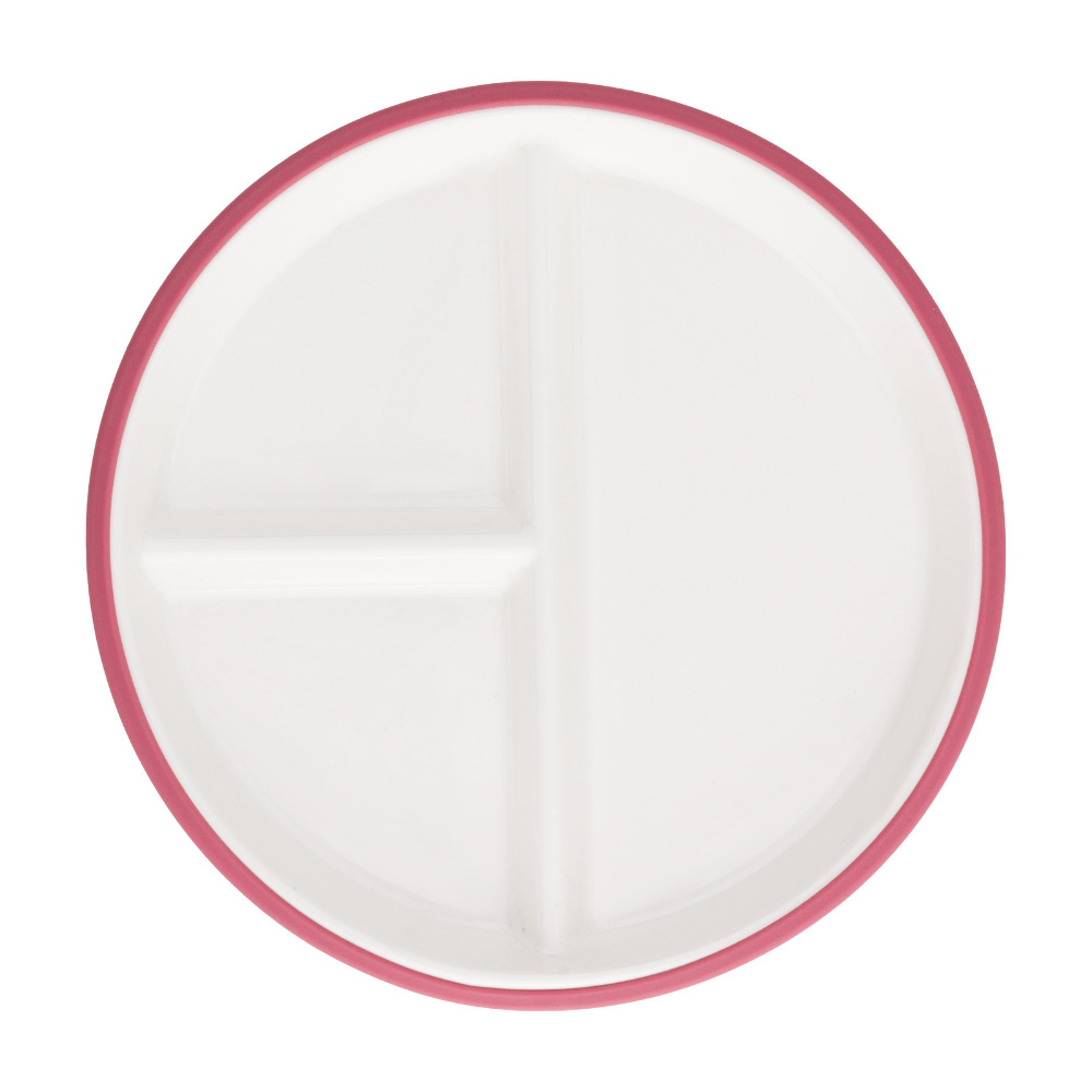 PETITE&amp;MARS Tanier keramický so silikonovým obalom Candy Pink