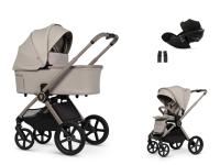 Venicci Upline 3 + Cybex Cloud G3 Plus + Cybex Base G3 Travel Set Pebble