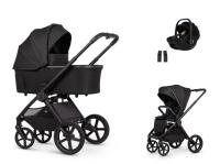 Venicci Upline 3 + Venicci Tiago 360 Travel Set Onyx