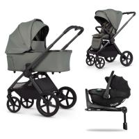 Venicci Upline 3 + Venicci Tiago 360 + Venicci Tiago Isofix Travel Set Aloe