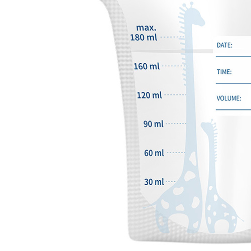 BABYONO Sáčky na materské mlieko 180 ml 30 ks