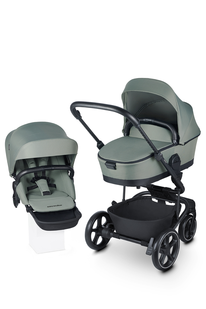 EASYWALKER SET Kočík 4v1 Harvey⁵ Agave Green XXL RWS + CYBEX Aton B2 i-Size + základňa