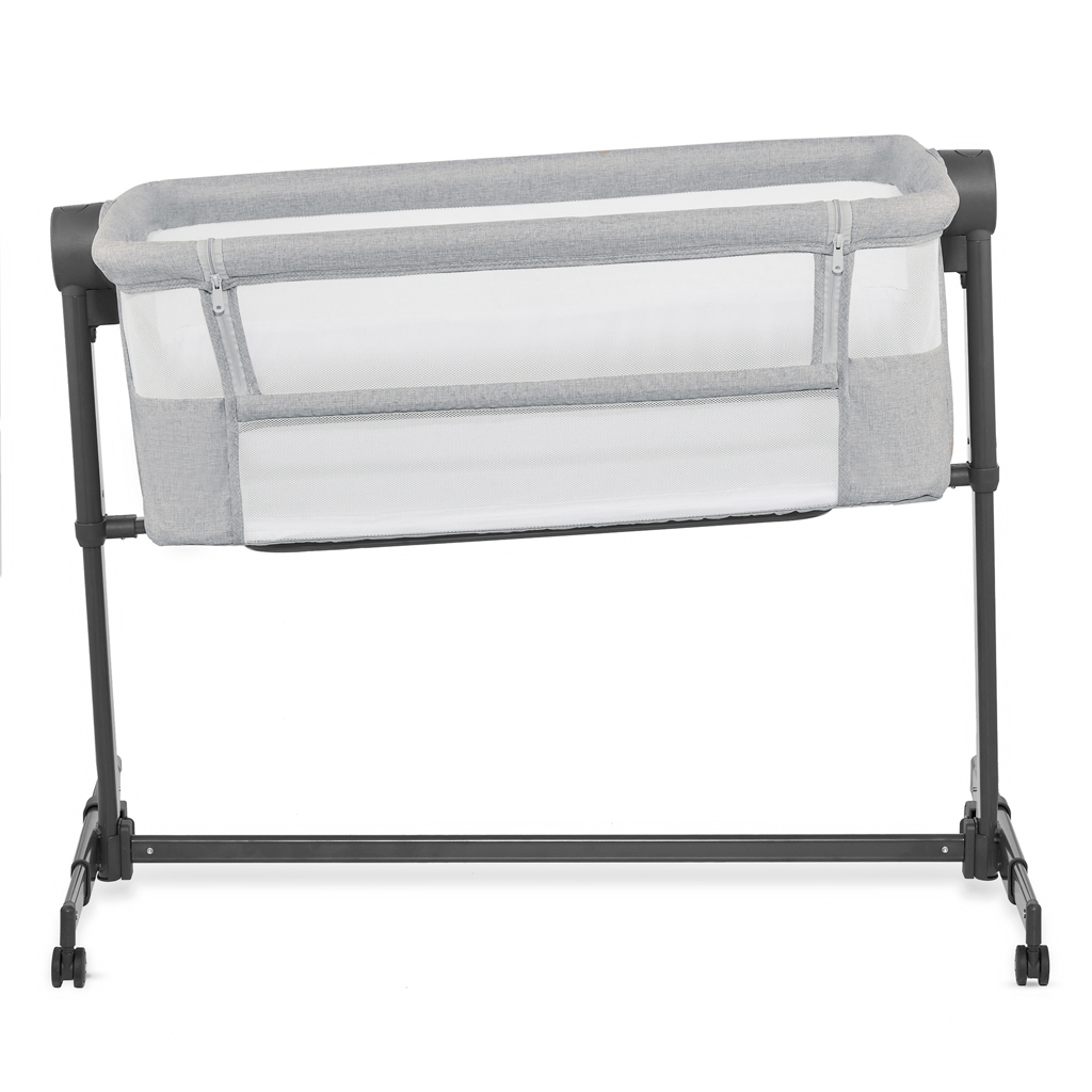 KINDERKRAFT Postieľka detská polohovateľná Nestee Up2 Light Grey