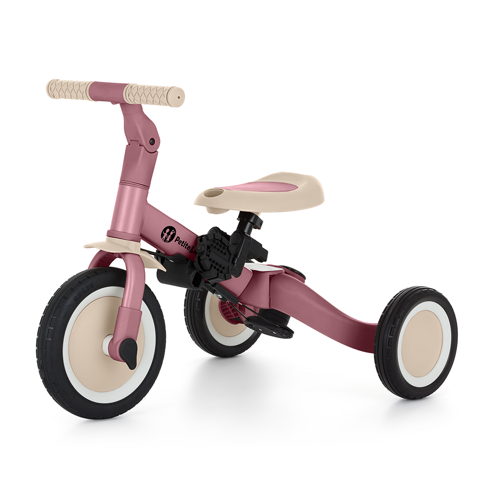 PETITE&amp;MARS Trojkolka multifunkčná 5v1 Turbo Dusty Rose