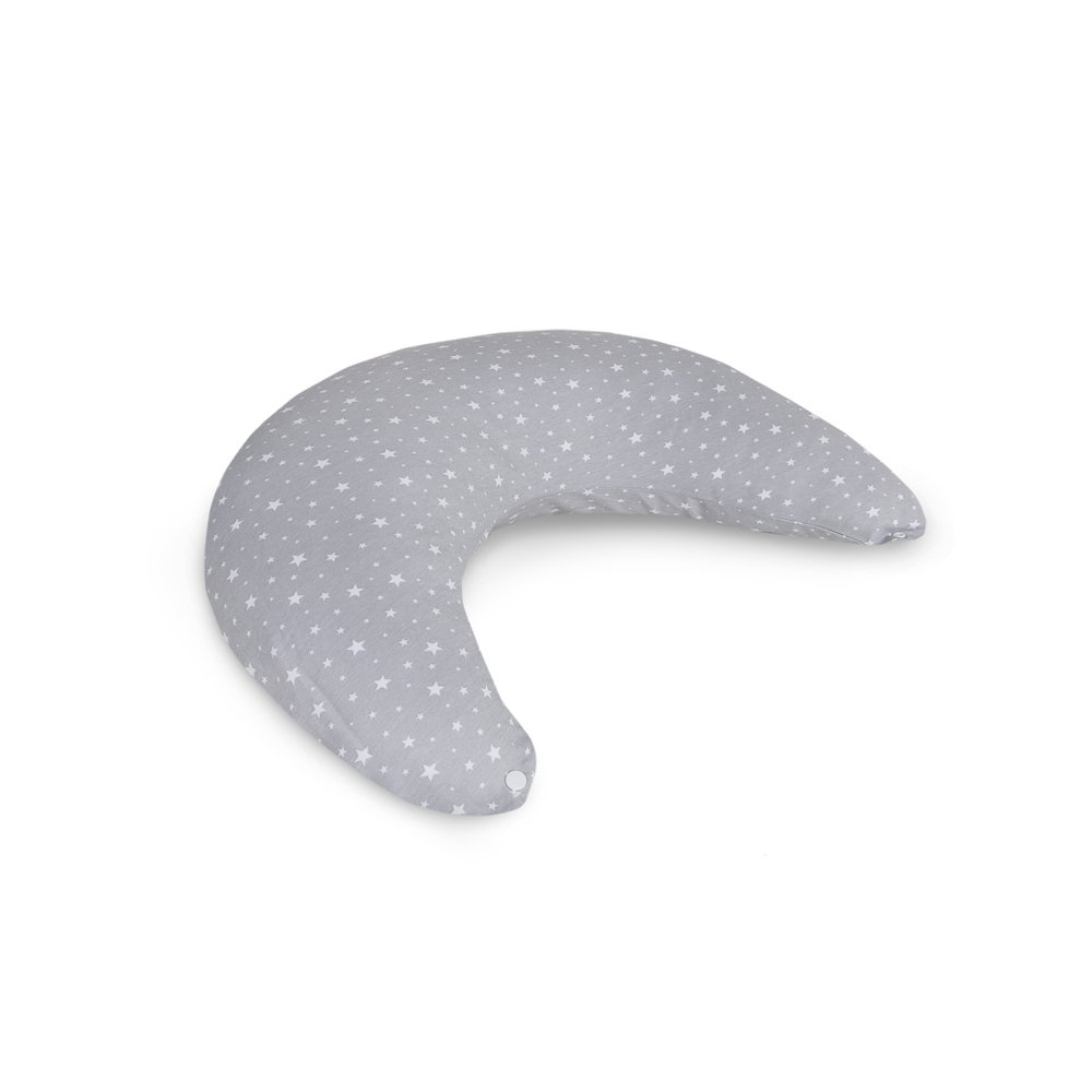 CEBA BABY Vankúš na dojčenie HUGGY (150x60x37) Basic Grey Stars