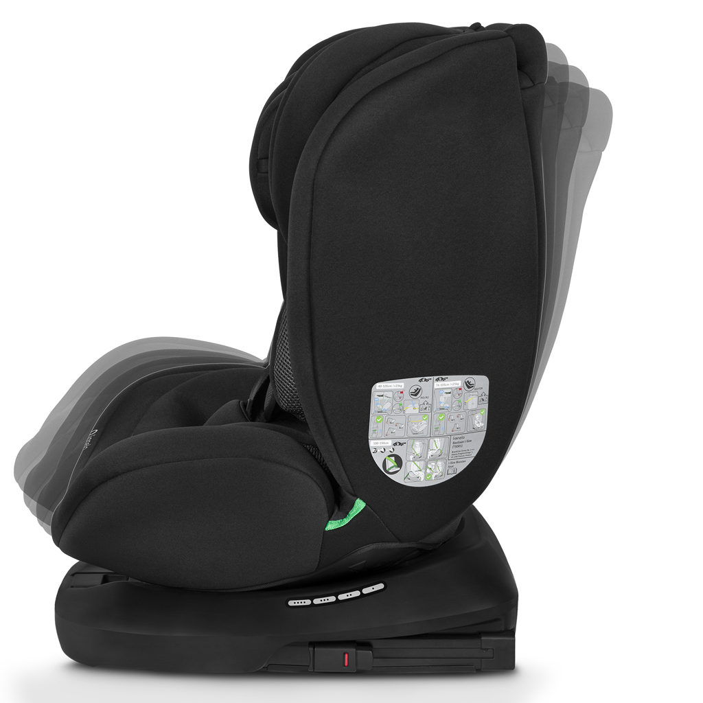 LIONELO Autosedačka Bastiaan i-Size (40-150 cm) Black Grey