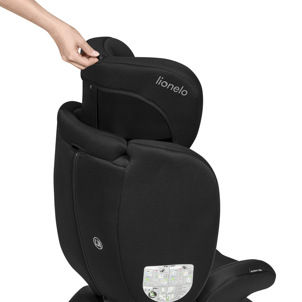 LIONELO Autosedačka Bastiaan i-Size (40-150 cm) Black Grey