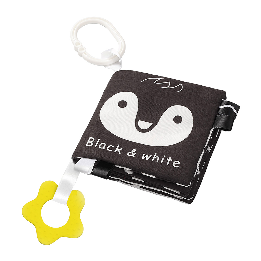 BABYONO Knižka na hranie Black&amp;White