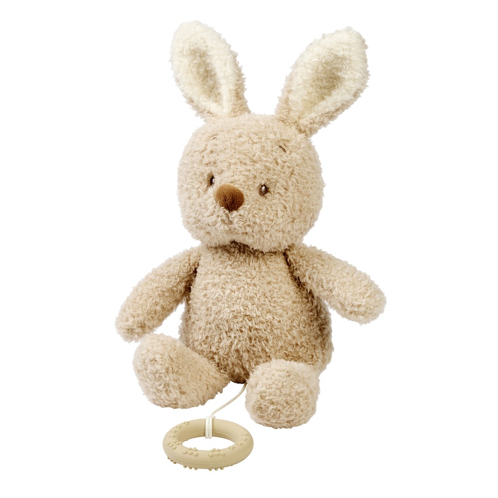 NATTOU Hračka plyšová hudobná Teddy zajačik 24 cm, 0m+